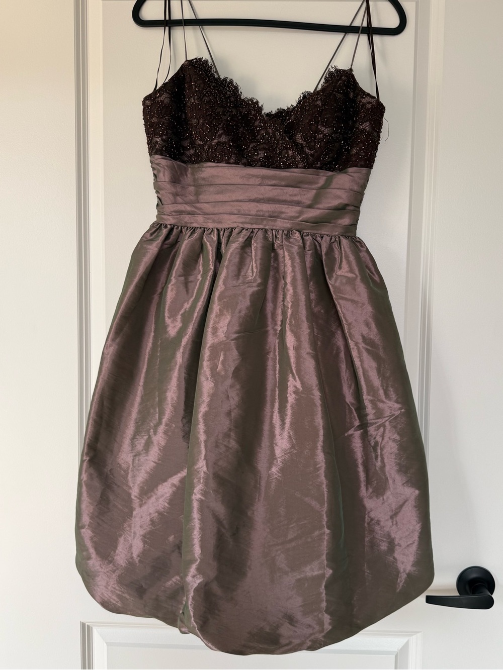 JS Boutique Satin Dress in Dusty Rose